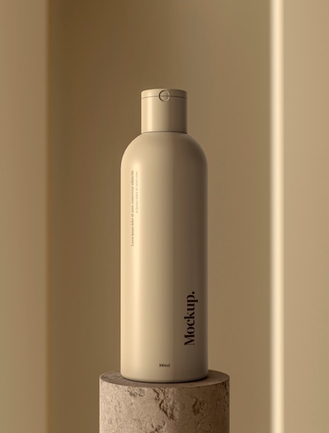 Mockup di prodotti di bellezza per la protezione solare