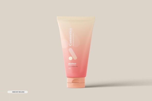 Mockup di prodotti per l'imballaggio di cosmetici