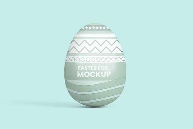 Mockup di progettazione dell'uovo di Pasqua PSD