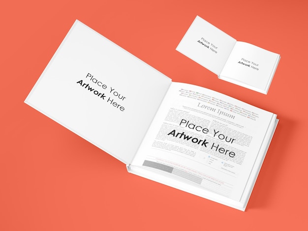 Mockup di quaderno
