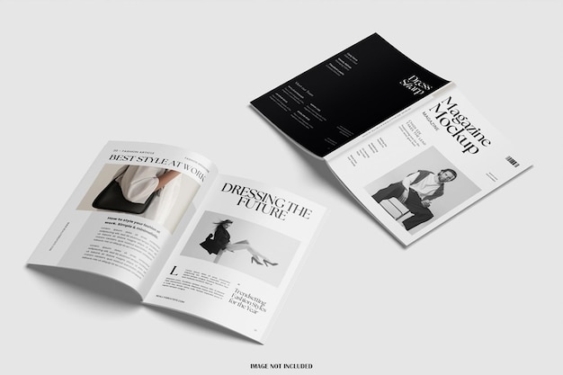 Mockup di rivista A4
