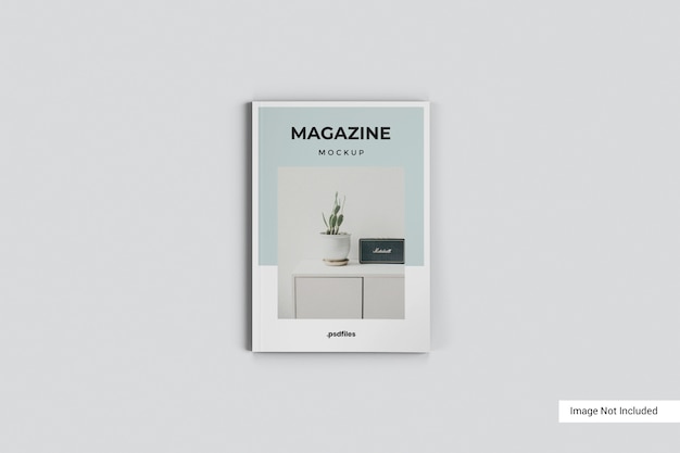 Mockup di rivista creativa