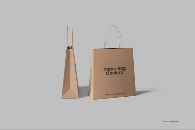 Mockup di sacchetti di carta