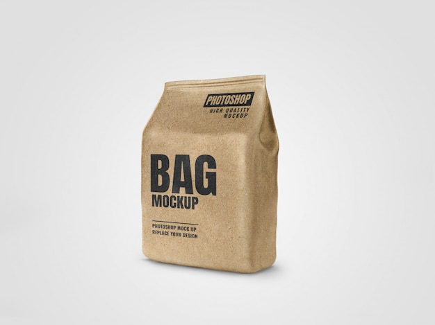 Mockup di sacchetto di carta artigianale