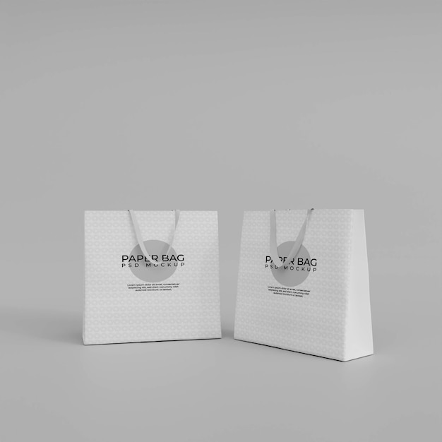 Mockup di sacchetto di carta realistico 3D