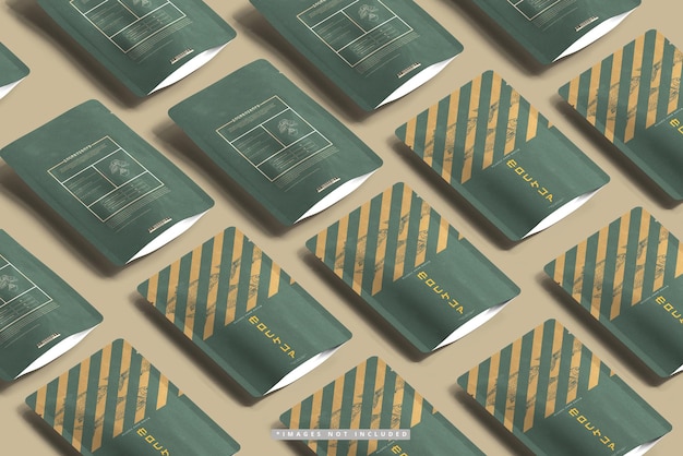 Mockup di sacchetto di plastica