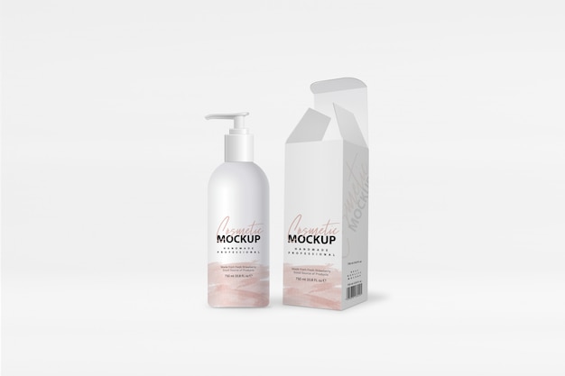Mockup di sapone liquido