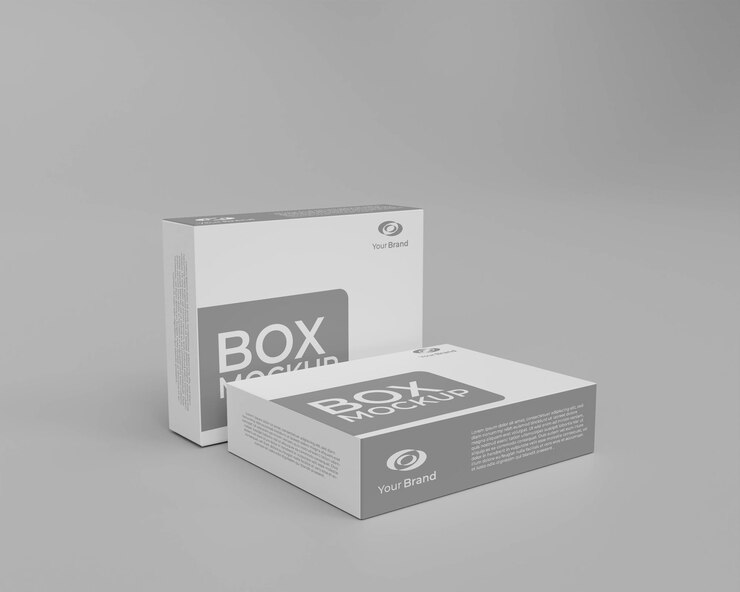 Mockup di scatola realistica 3D