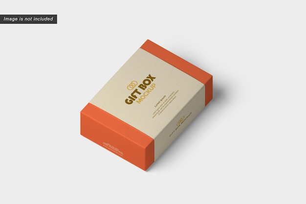 Mockup di scatola regalo 3D
