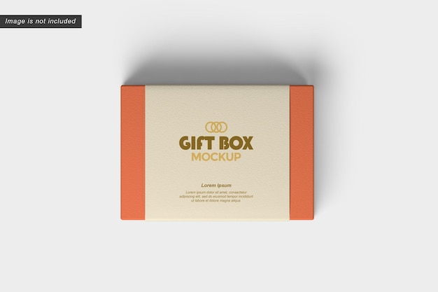 Mockup di scatola regalo 3D
