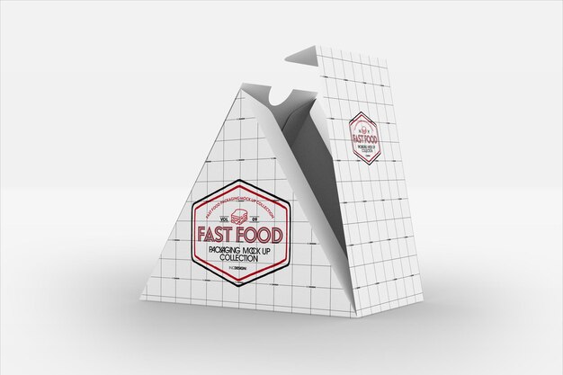 Mockup di scatole per la pasticceria alimentare