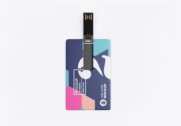 Mockup di scheda flash drive