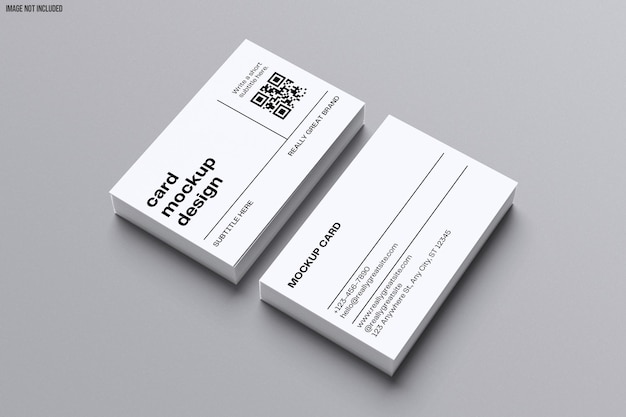 Mockup di schede da visita