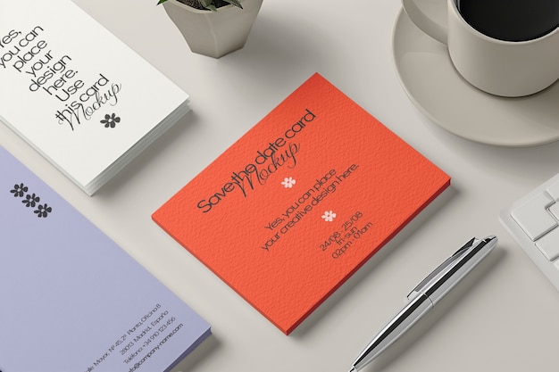 Mockup di schede da visita