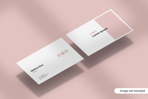 Mockup di schede da visita