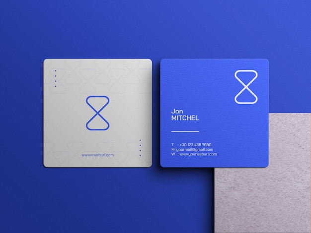 Mockup di schede da visita