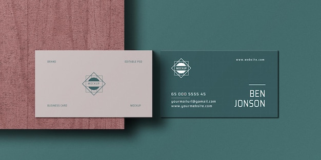 Mockup di schede da visita