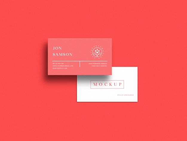 Mockup di schede da visita