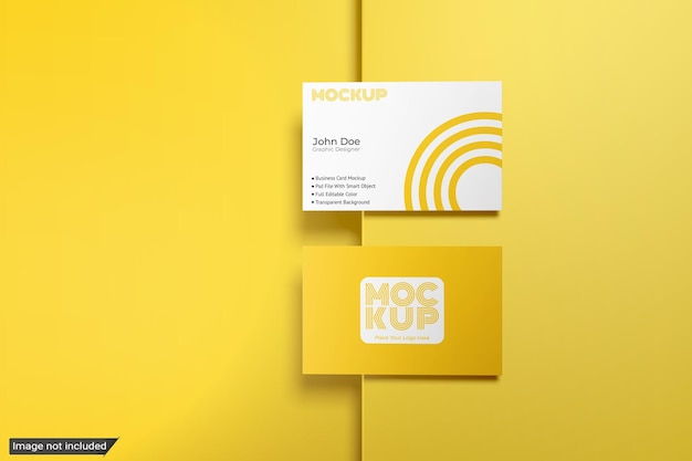 Mockup di schede da visita