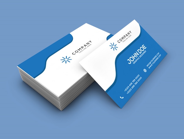 Mockup di schede da visita