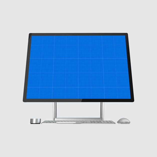 Mockup di schermo del computer