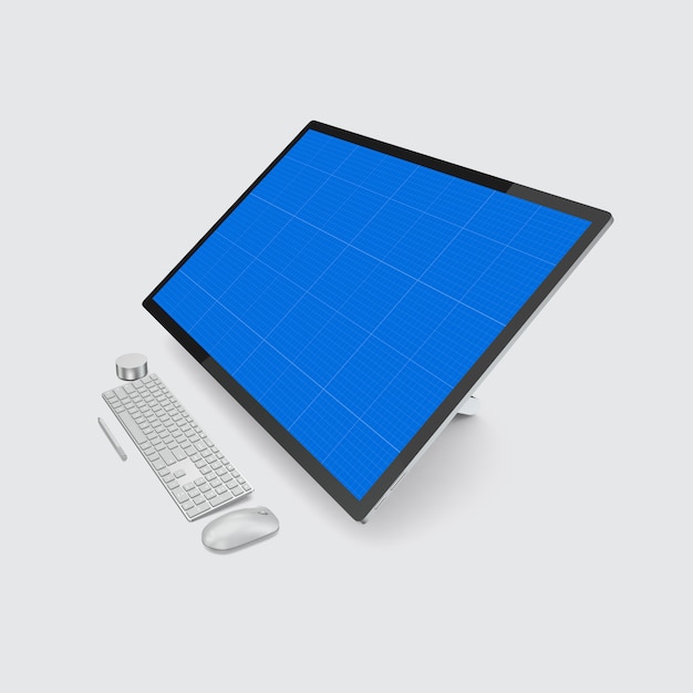 Mockup di schermo del computer