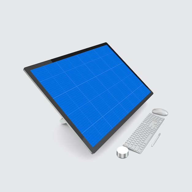 Mockup di schermo del computer