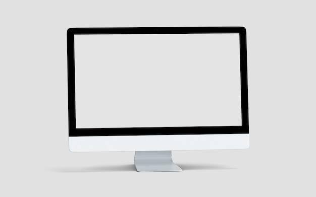 Mockup di schermo del monitor del computer