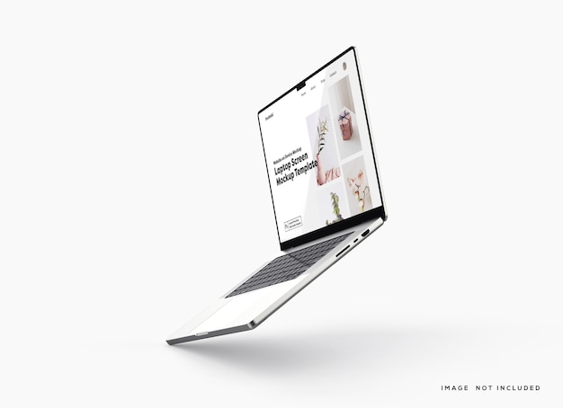 Mockup di schermo per laptop Macbook