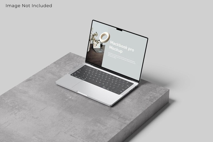 Mockup di schermo per laptop Macbook