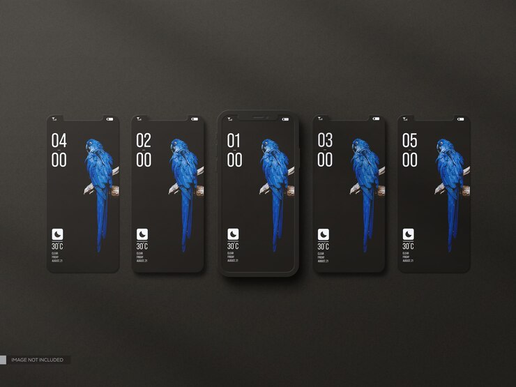 Mockup di schermo per smartphone moderno