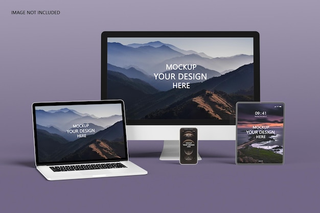 Mockup di schermo reattivo