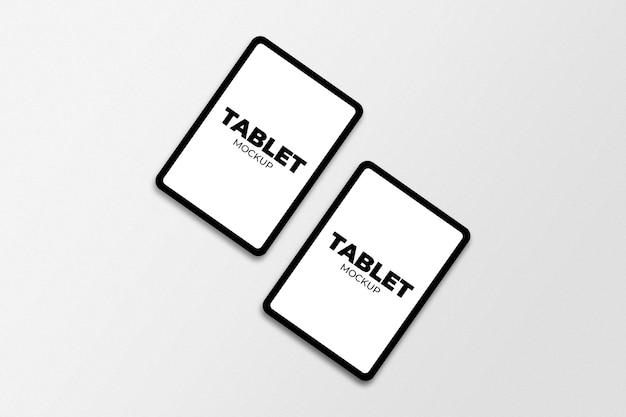 Mockup di schermo tablet moderno
