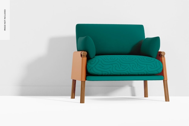 Mockup di sedia in stile nordico