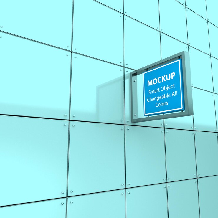 Mockup di segno del logo