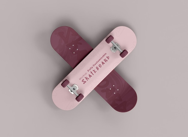 Mockup di skateboard