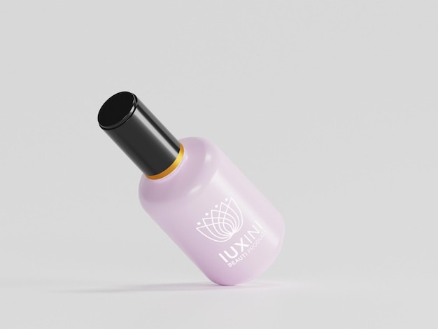 Mockup di smalto per unghie cosmetico
