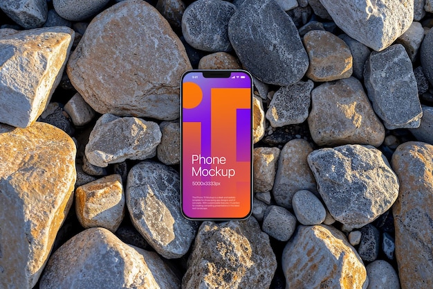 Mockup di smartphone di alta qualità del dispositivo Apple