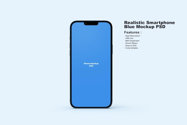 Mockup di smartphone premium realistico PSD Premium