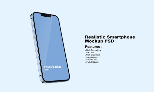 Mockup di smartphone premium realistico