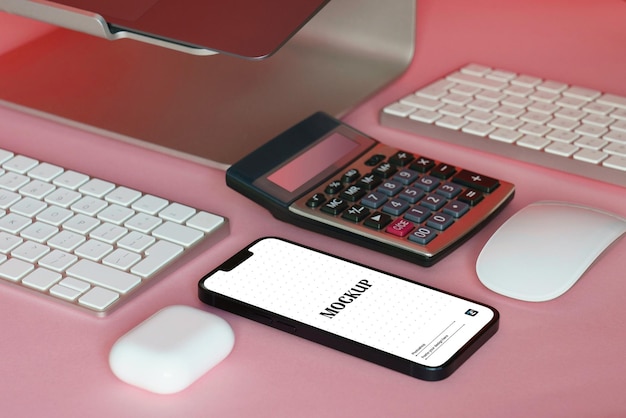 Mockup di smartphone PSD