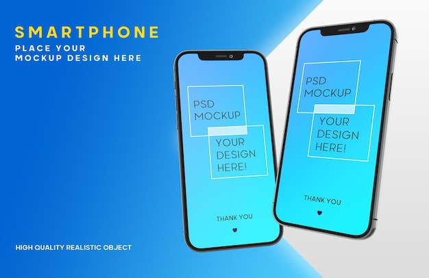 Mockup di smartphone