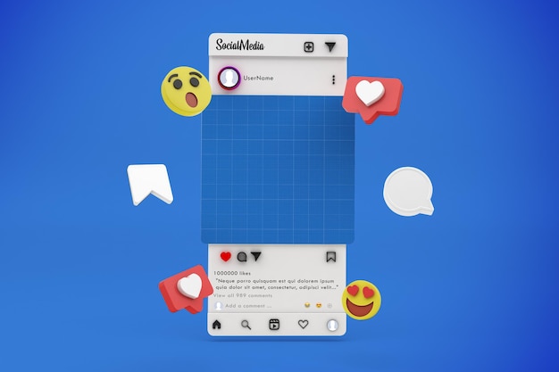 Mockup di social media V6