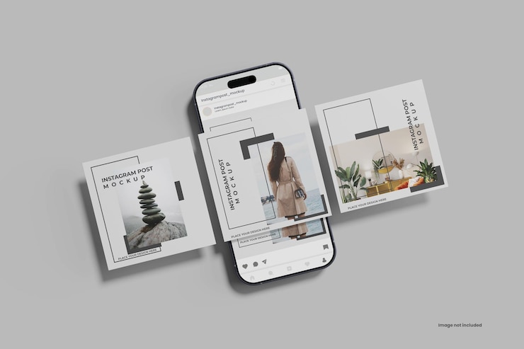 Mockup di social media