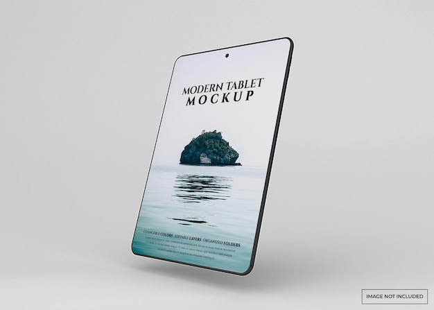 Mockup di tablet moderno isolato