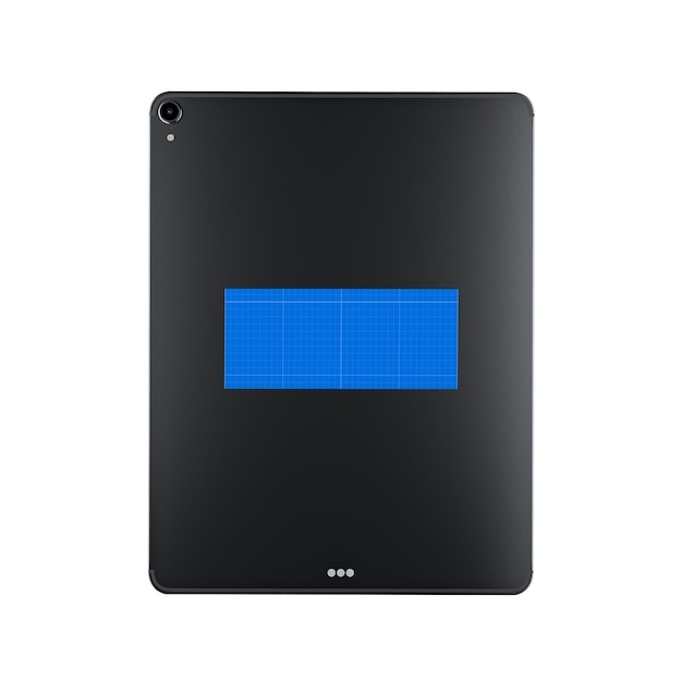 Mockup di tablet nero