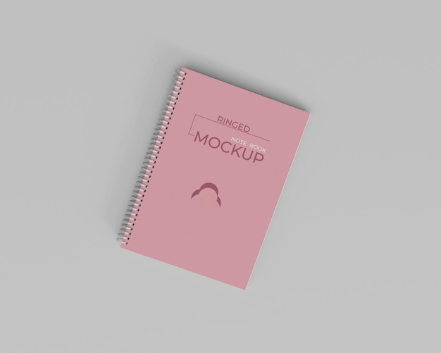 Mockup di taccuino realistico 3D