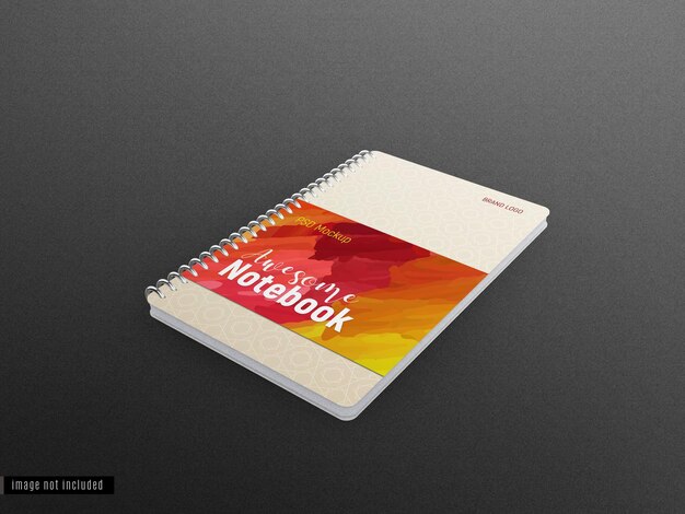 Mockup di taccuino