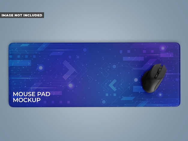 Mockup di tappetino per mouse da gioco grande