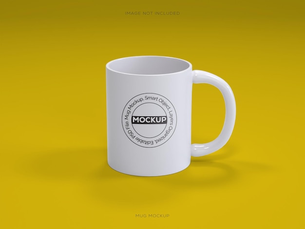 Mockup di tazza bianca